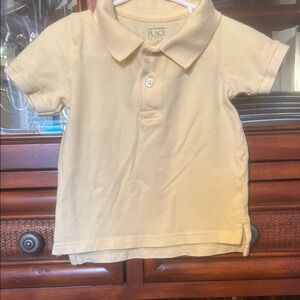 The Children's Place Light Yellow Polo Shirt